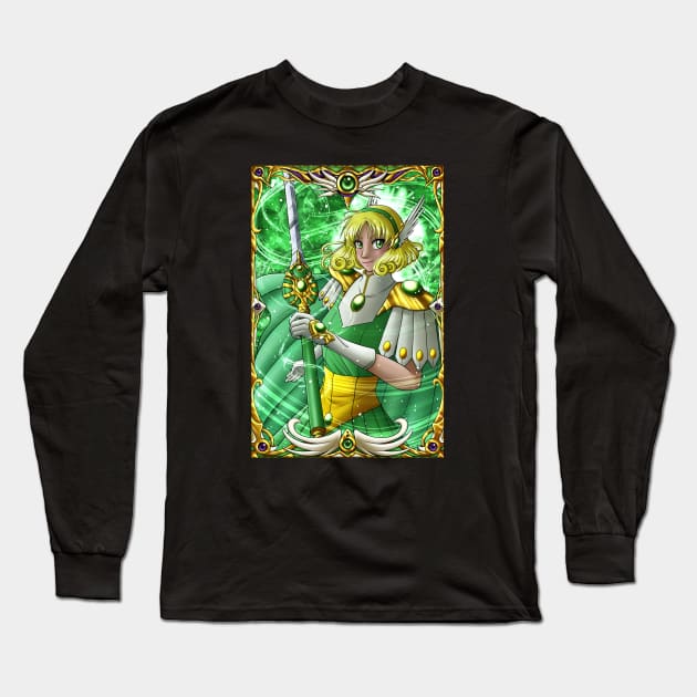 Fuu Hooji from Magic Knight Rayearth anime Long Sleeve T-Shirt by Chiisa